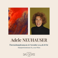 Einladung Adele Neuhauser_Lesung 28 November 2024