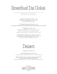 Dai Golosi Streetfood und Dessert